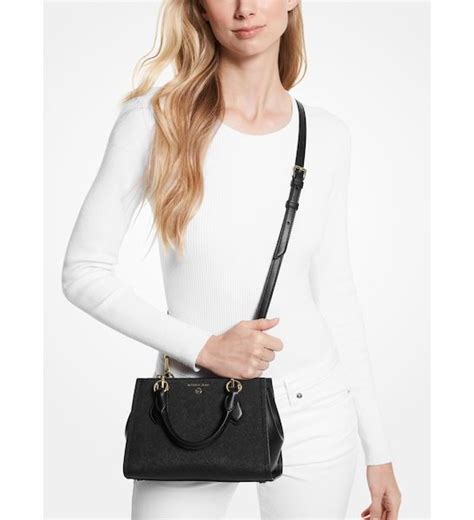 michael michael kors bridgette small saffiano leather crossbody|Marilyn Small Saffiano Leather Crossbody Bag .